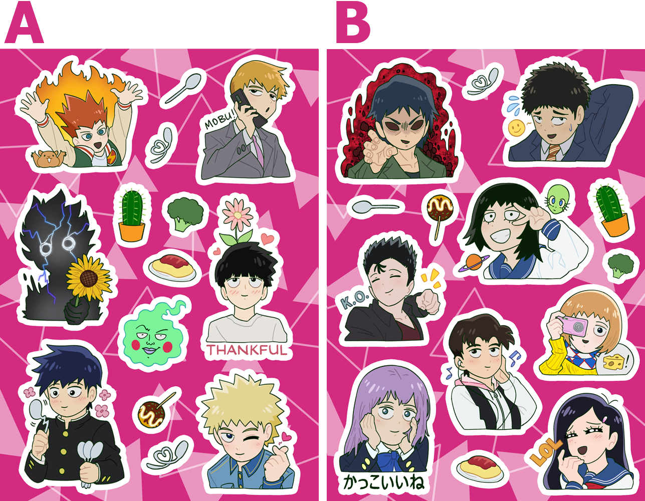 Chibi Sheet A & B (A5 with matte finish)