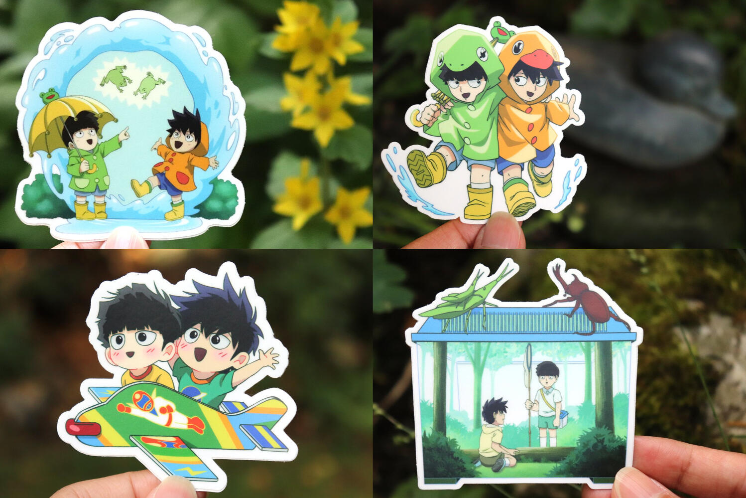 Floating Frogs, Raincoats, Joy Ride, Terrarium (3 in)