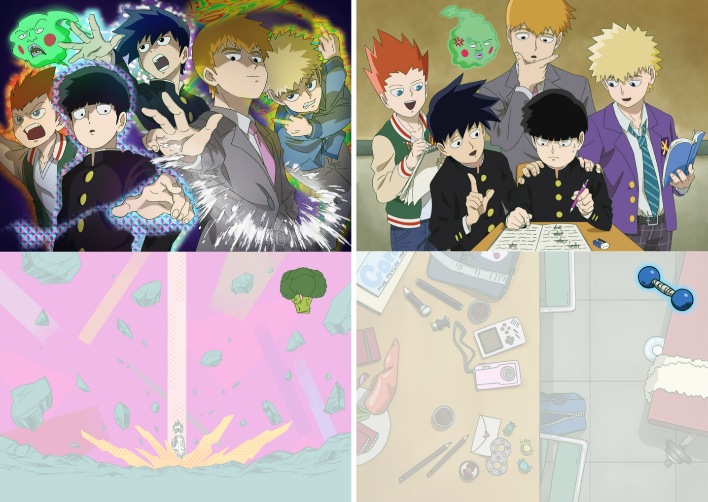 Psychic Powers / Homework Help (A6 postcard) the top is the front of the card, the bottom is the back